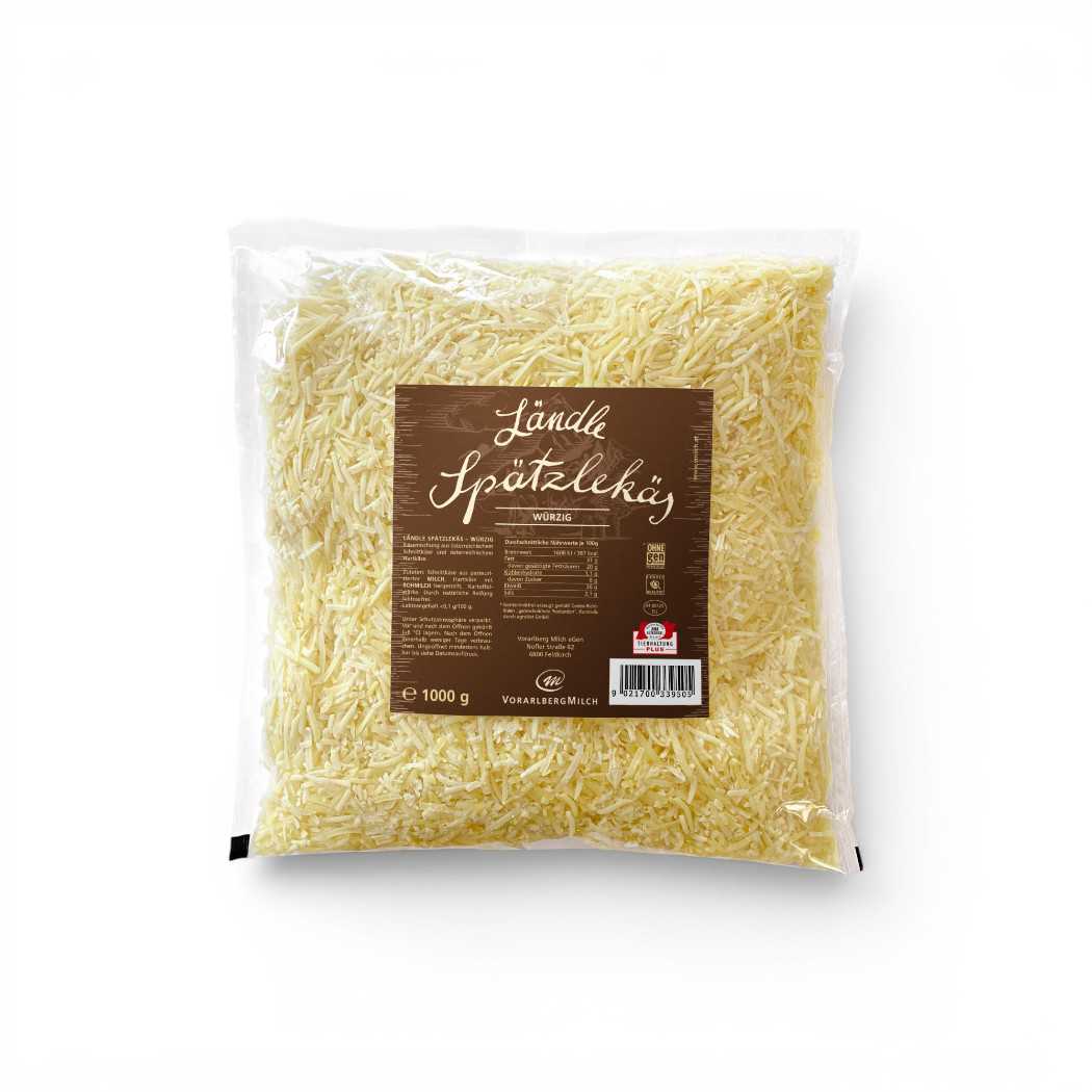 Ländle Spätzlekäs Käsespätzle-Mischung von Vorarlberg Milch