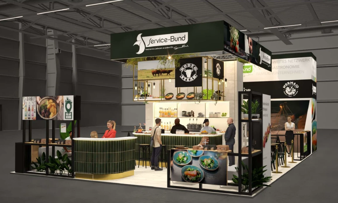 Messestand an der GAST