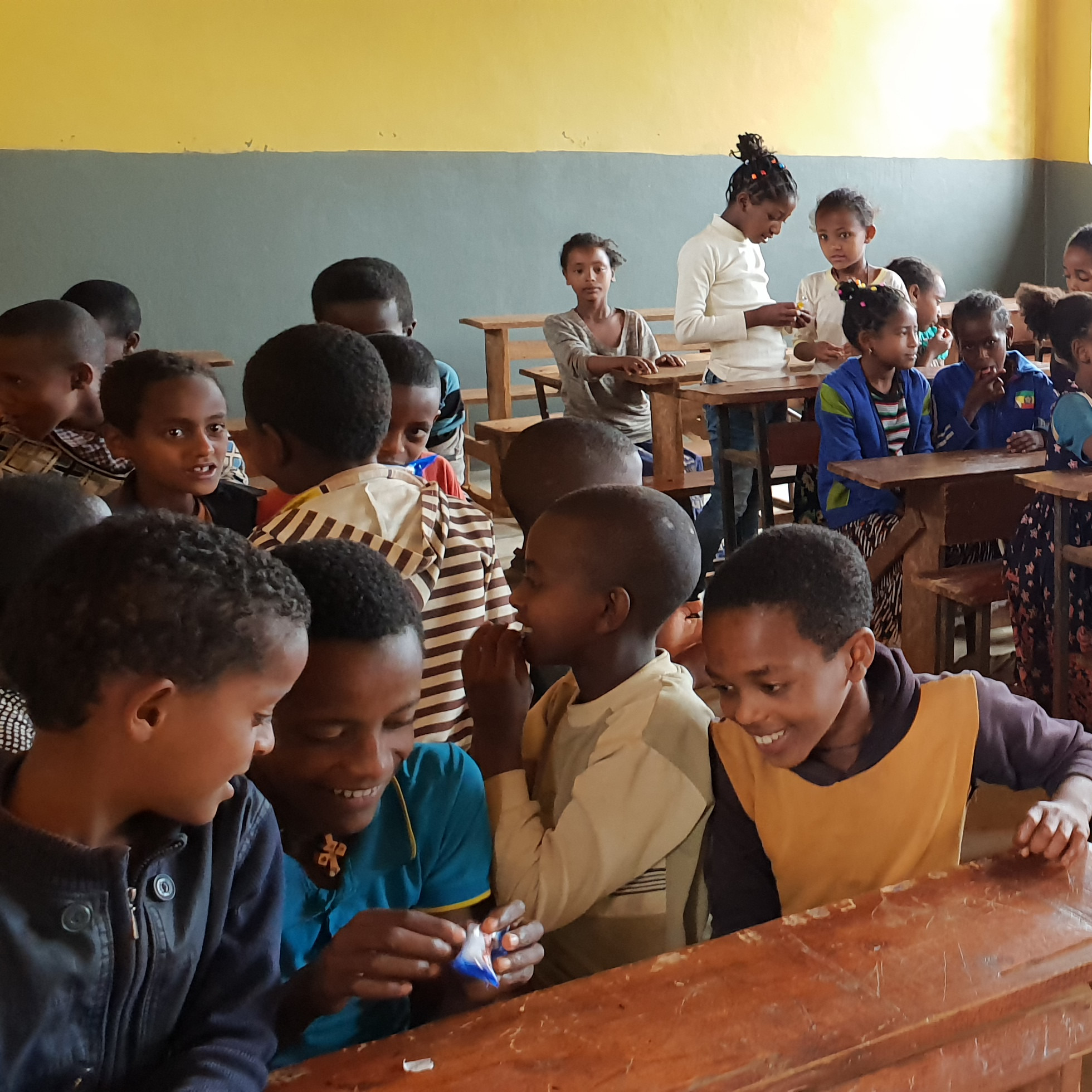 Sourcer Neubau Schule Äthiopien innen